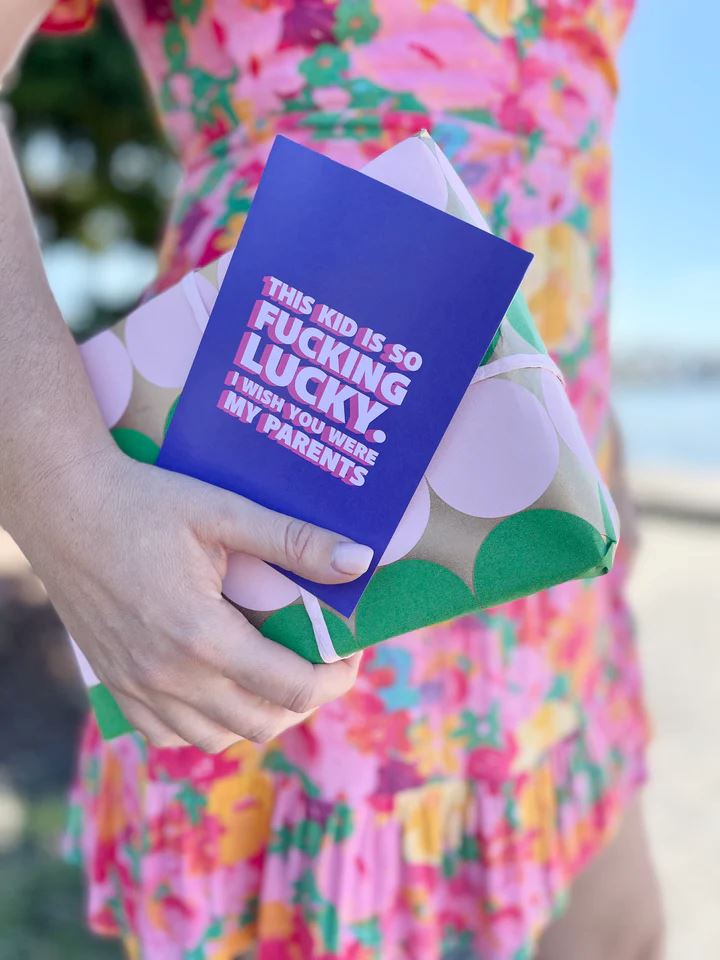 Bad on Paper Greeting Card - 'Wish You Were My Parents' Greeting Card Bad on Paper