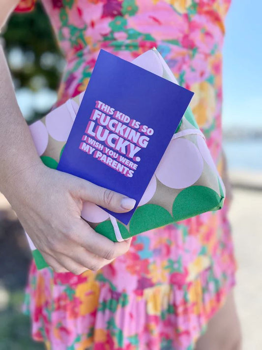 Bad on Paper Greeting Card - 'Wish You Were My Parents' Greeting Card Bad on Paper