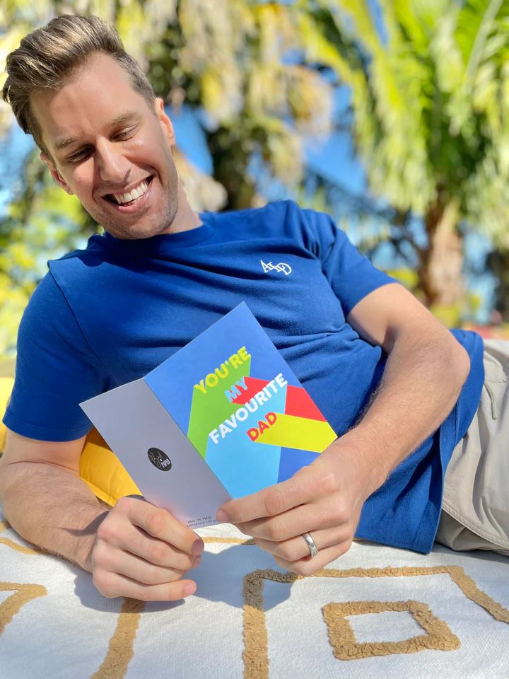 Bad on Paper Greeting Card - You're My Favourite Dad Greeting Card Bad on Paper