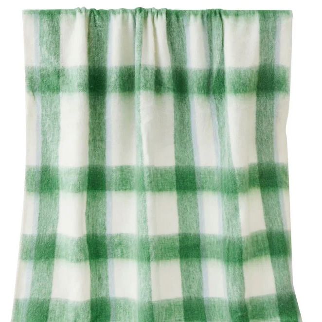 Cassio Wool Blend Throw - Green Throw Coast to Coast
