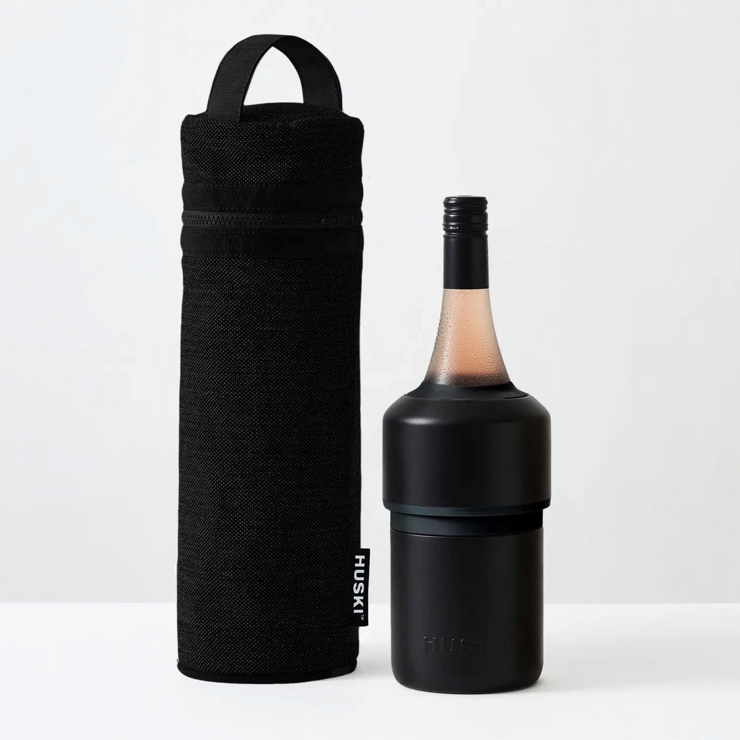 Huski Wine Cooler Tote - Black Wine Cooler Tote Huski