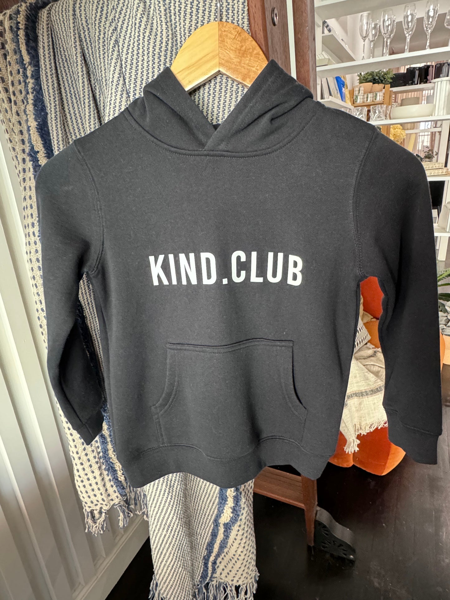 Kind.Club.kids hoodie - Navy Blue Style and Error