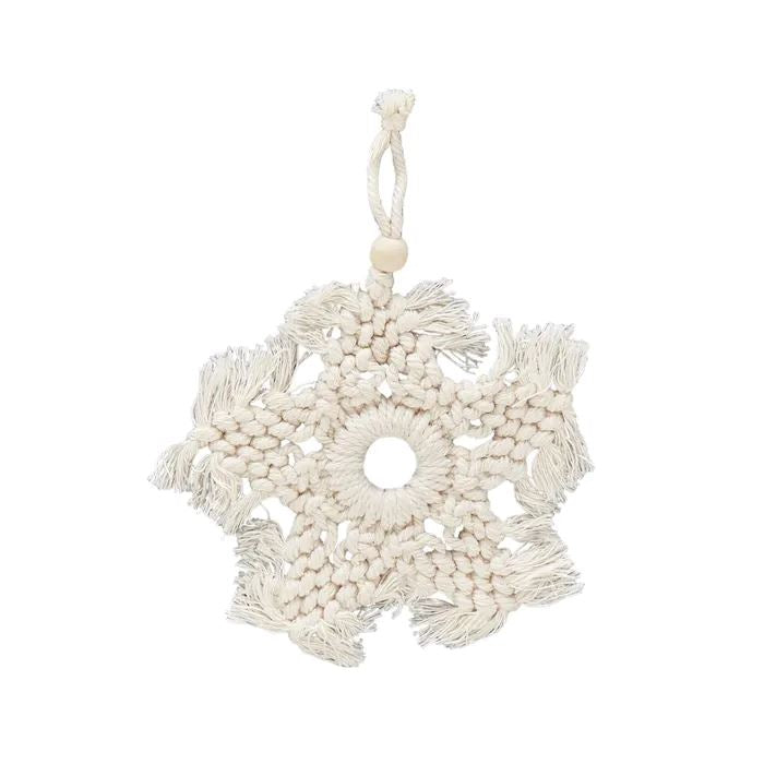 Macrame Snowflake Hanging Christmas Decoration Christmas Decoration Coast to Coast