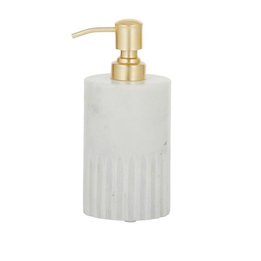 Mara Marble Dispenser - White and Gold Style and Error 