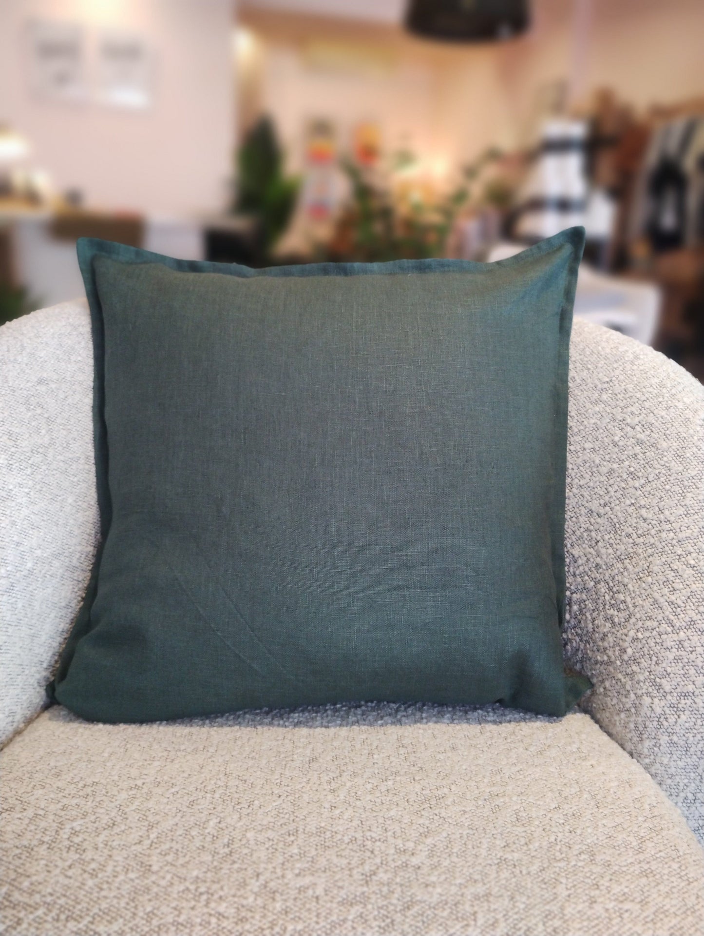 S + E Signature Range Linen Cushion - Forest Cushion Style and Error