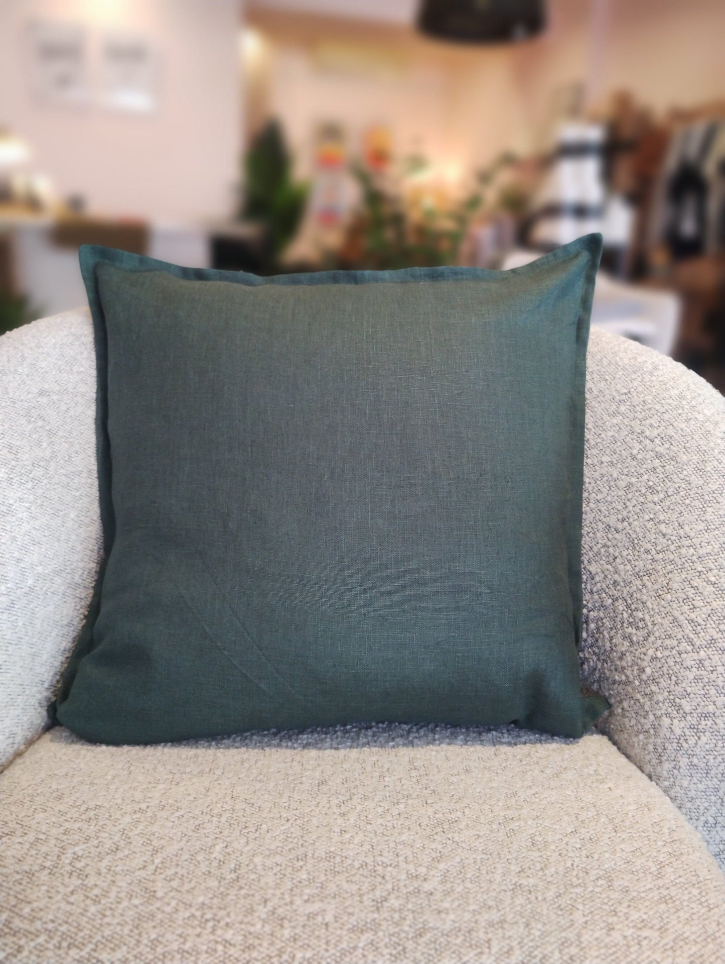 S + E Signature Range Linen Cushion - Forest Cushion Style and Error 
