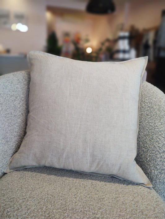 S + E Signature Range Linen Cushion - Natural Cushion Style and Error 