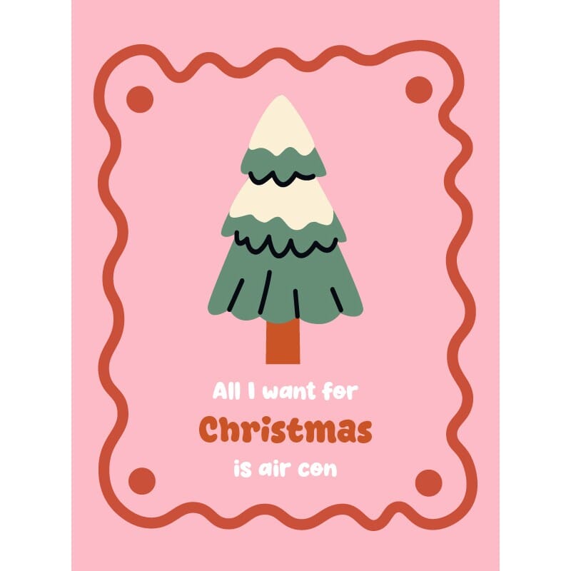 Style + Error Christmas Card - All I Want For Christmas Christmas Card Style + Error