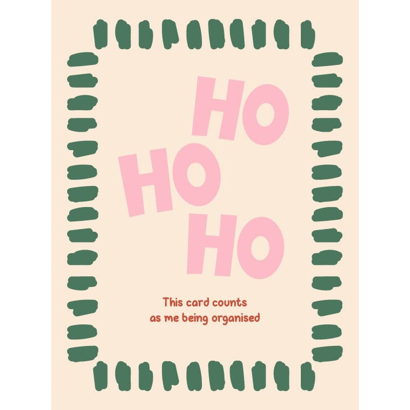 Style + Error Christmas Card - Ho Ho Ho Christmas Card Style + Error