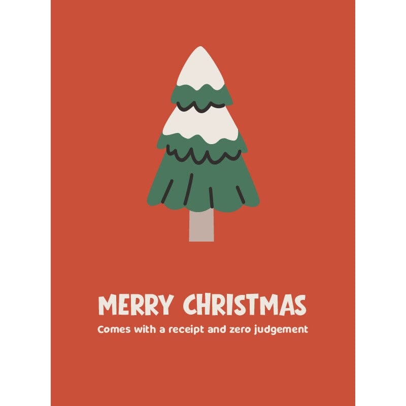 Style + Error Christmas Card - Zero Judgement Christmas Card Style + Error