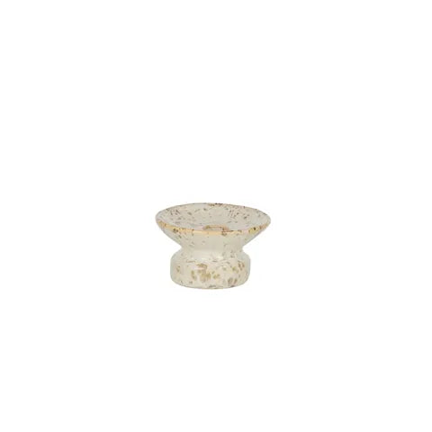 Tangier Ceramic Candle Holder (10 x 6cm) - Natural Candle Holder Coast to Coast