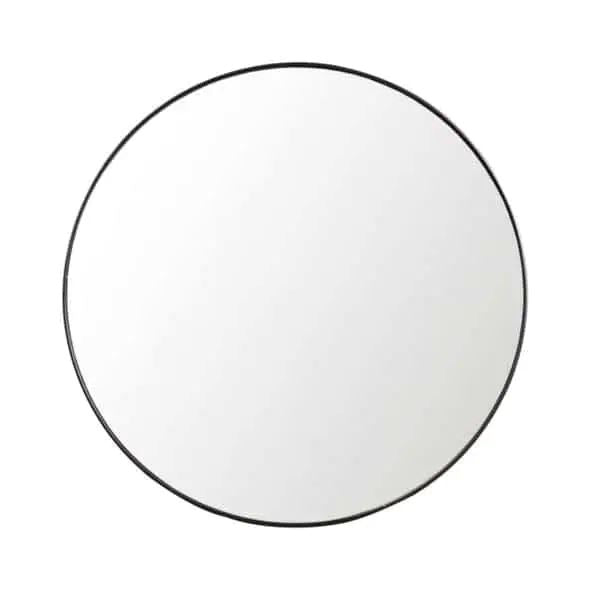 Gatsby Mirror Round - Black Metal All Products vendor-unknown