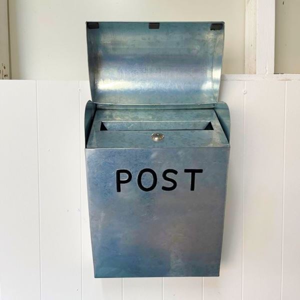 Large Post Box (Lockable) - Black Post Box Carnival Homewares