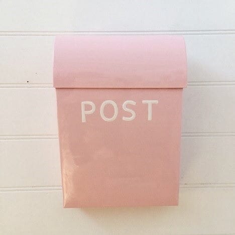 Large Post Box - Pale Pink All Products vendor-unknown 