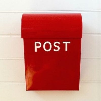 Large Post Box - Red All Products vendor-unknown 
