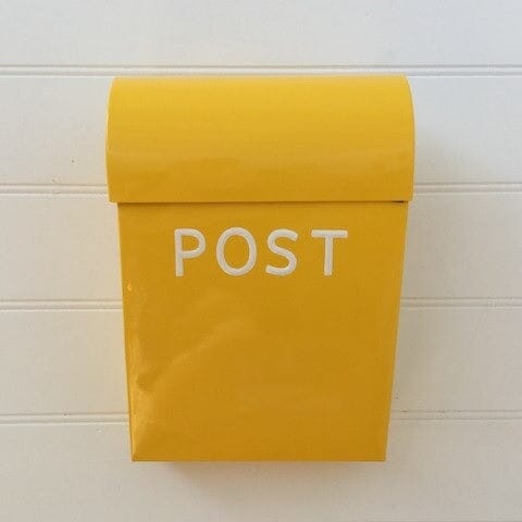 Large Post Box - Yellow All Products vendor-unknown 