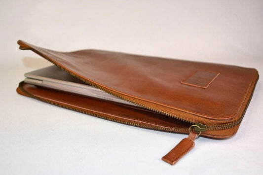Minimal Manimal Leather Compendium - Cognac Leather Compendium Minimal Manimal