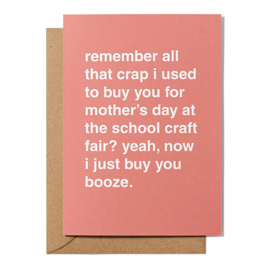 Mother's Day Greeting Card 'School Craft Fair ' Greeting Card Greetings From Hell 