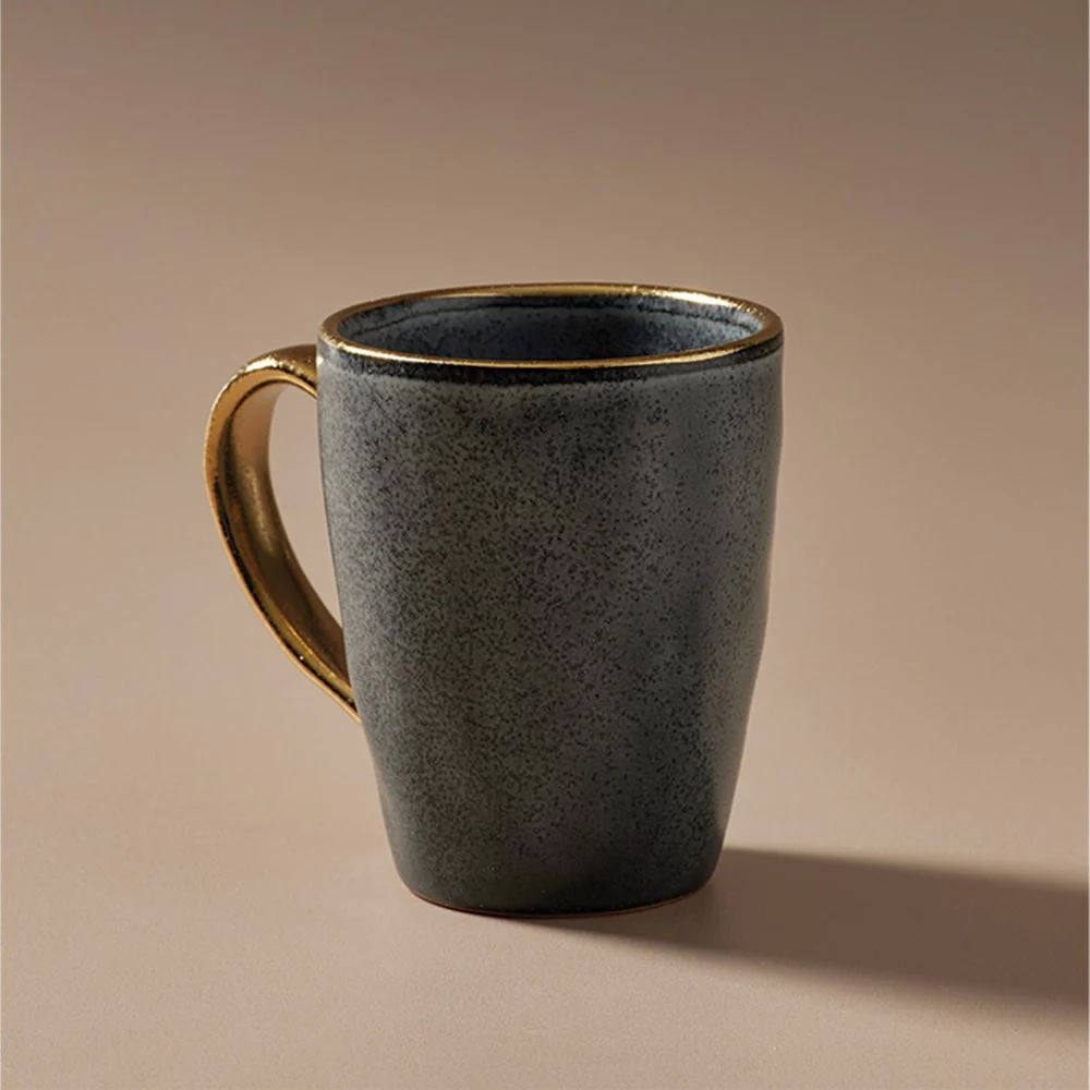 Senseo Mug - Matte Charcoal Coffee Mug Indigo Love