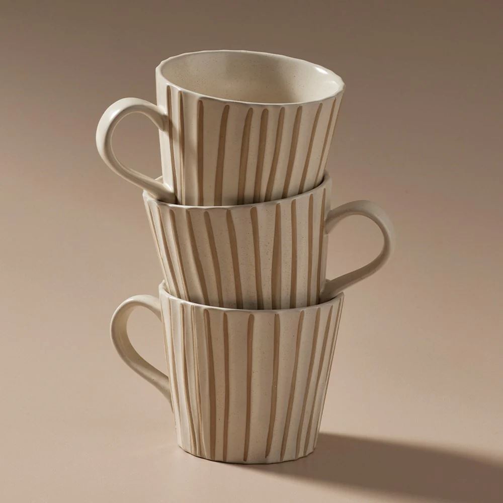 Tidal Mug - Matte White Coffee Mug Indigo Love