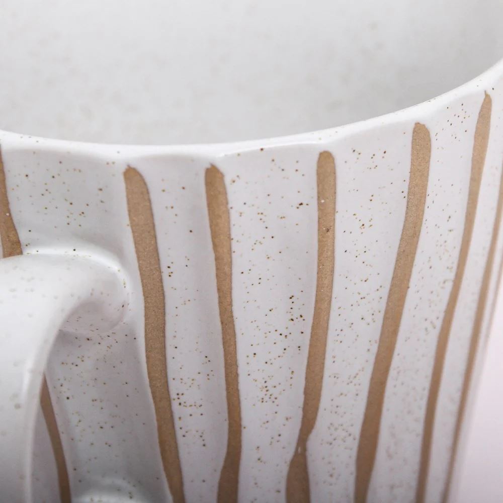 Tidal Mug - Matte White Coffee Mug Indigo Love