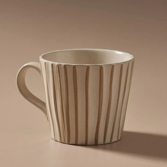 Tidal Mug - Matte White Coffee Mug Indigo Love 