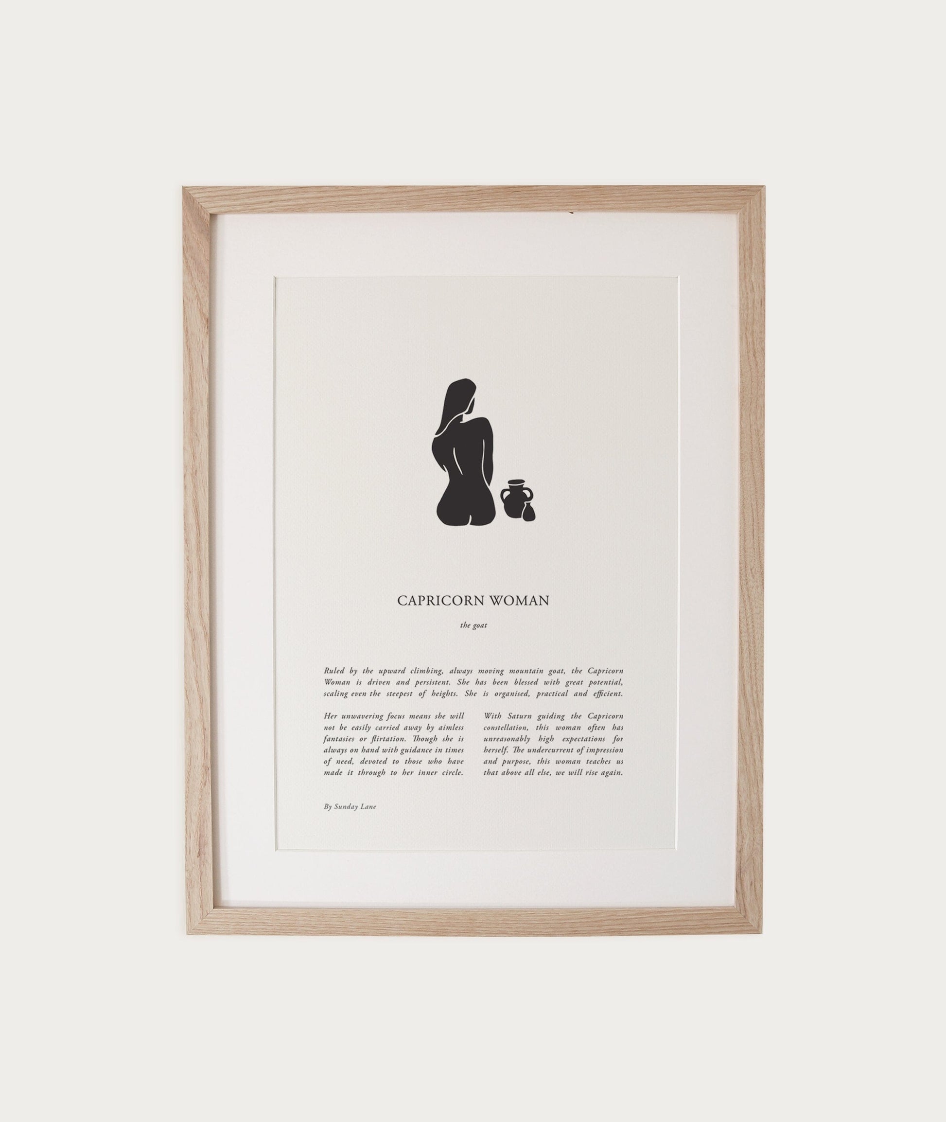 Zodiac Woman - A4 Print (un-framed) All Products vendor-unknown 