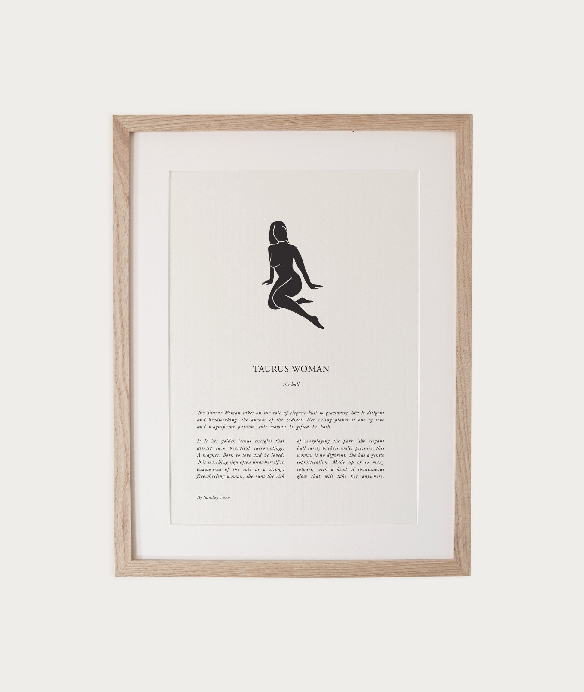 Zodiac Woman - A4 Print (un-framed) All Products vendor-unknown 