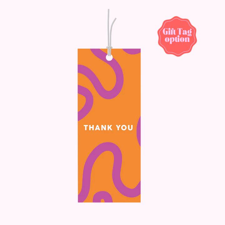 Bad on Paper Gift Tag - Thank you Gift Tag Bad on Paper 