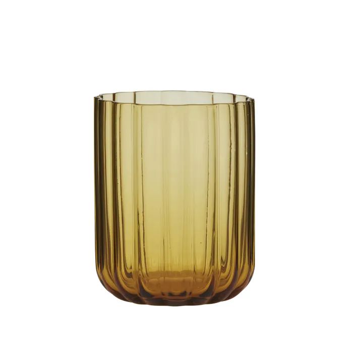 Hazel Glass Tumbler - Amber Bowl Coast to Coast 