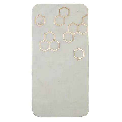 Hive Marble Inlay Serving Board Serving Board Coast to Coast 