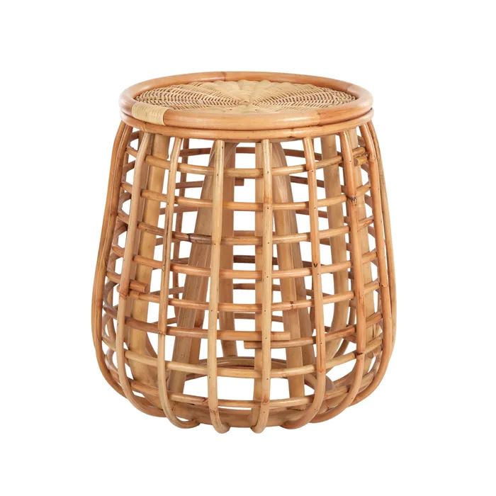 Soji Rattan Side Table Natural Style and Error