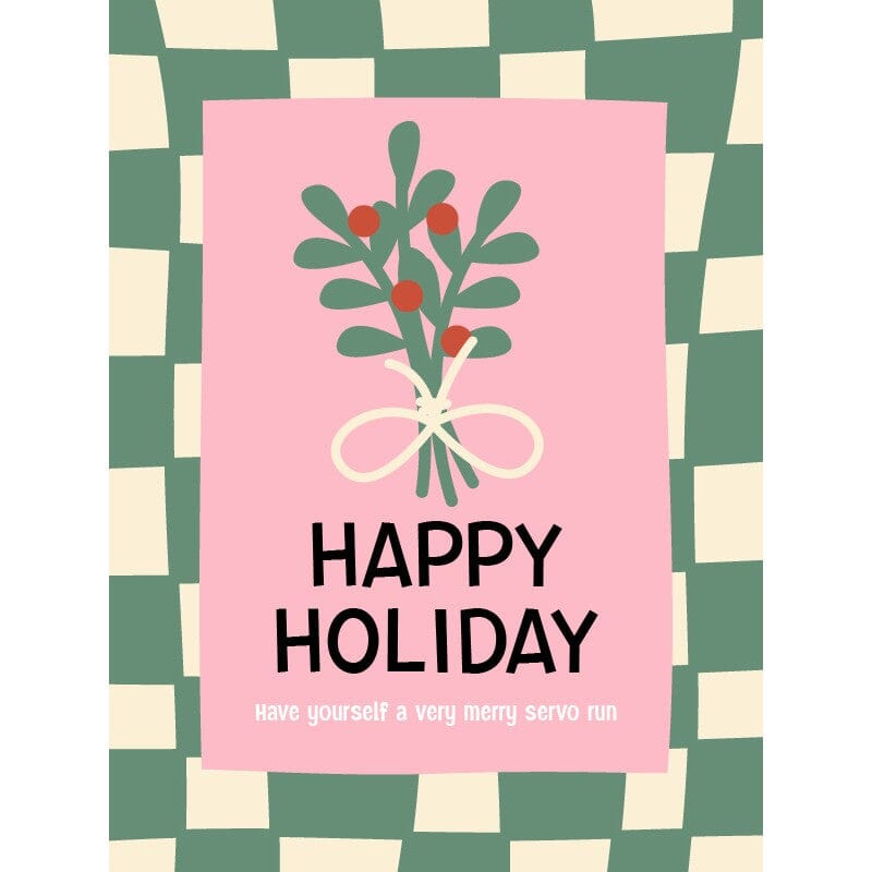 Style + Error Christmas Card - Happy Holiday Christmas Card Style + Error 