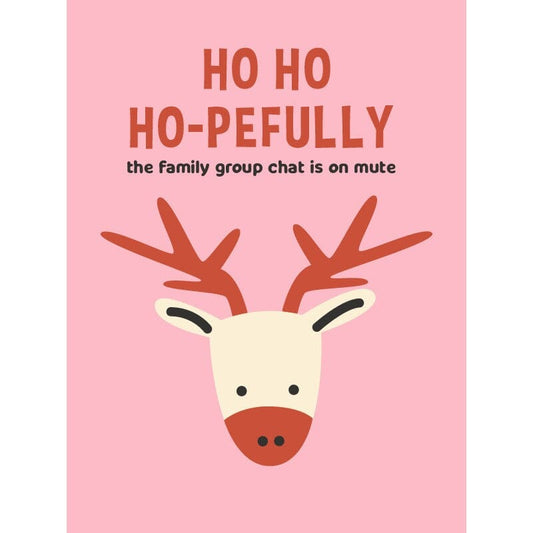Style + Error Christmas Card - Ho Ho Ho-pefully Christmas Card Style + Error 