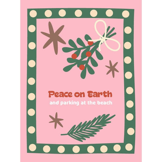 Style + Error Christmas Card - Peace on Earth Christmas Card Style + Error 