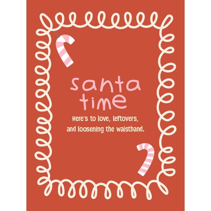 Style + Error Christmas Card - Santa Time Christmas Card Style + Error 