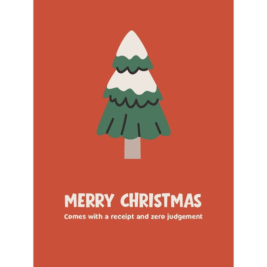Style + Error Christmas Card - Zero Judgement Christmas Card Style + Error 