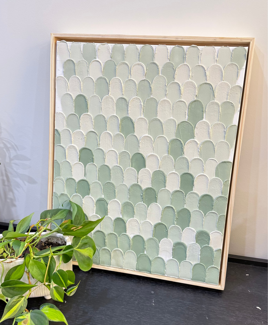 Textured Wall Art - 'Crowd (Scatter)' Ready to Hang Style and Error 