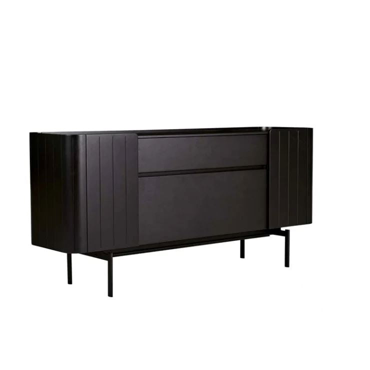 Aria Curve Buffet - Black Oak/Blk All Products vendor-unknown 