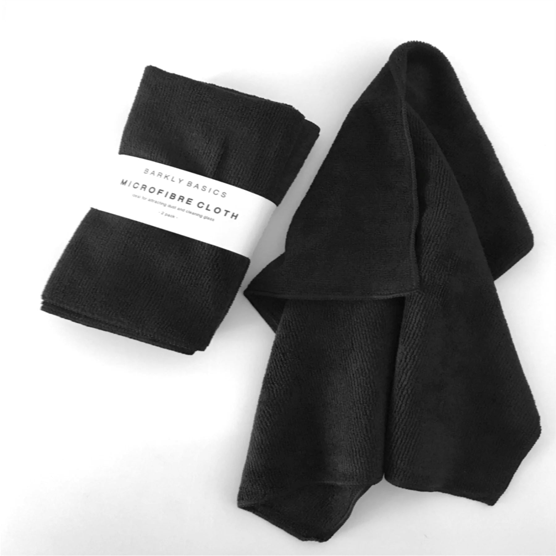 Barkly Basics Black Microfibre Cloth (2pk) All Products vendor-unknown 