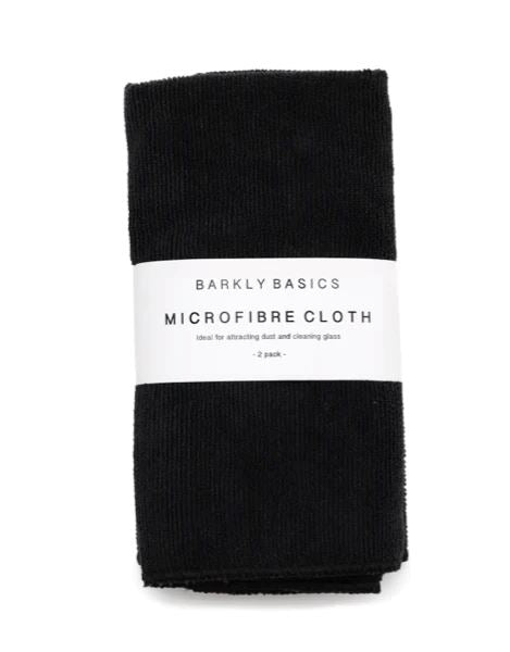 Barkly Basics Black Microfibre Cloth (2pk) All Products vendor-unknown 