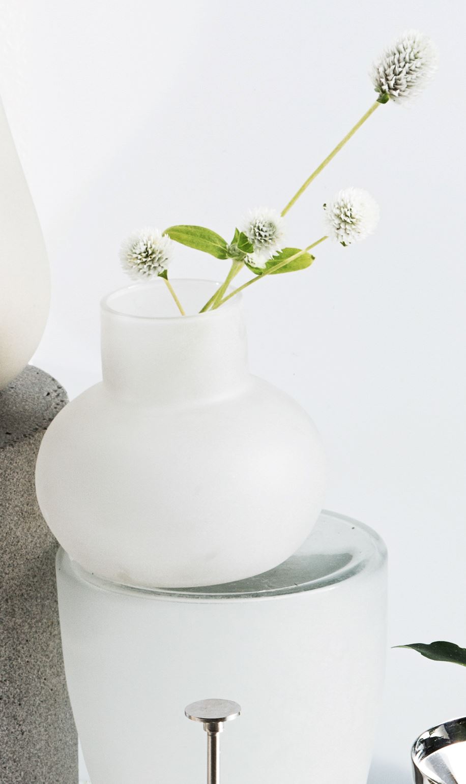 Bulb Vase Orb - Frost All Products vendor-unknown 