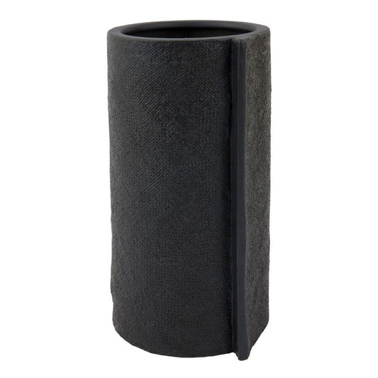 Burlap Vase - Black (Large) All Products vendor-unknown 