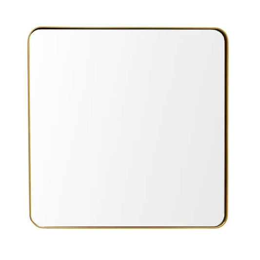 Gatsby Mirror Square - Gold Metal All Products vendor-unknown 
