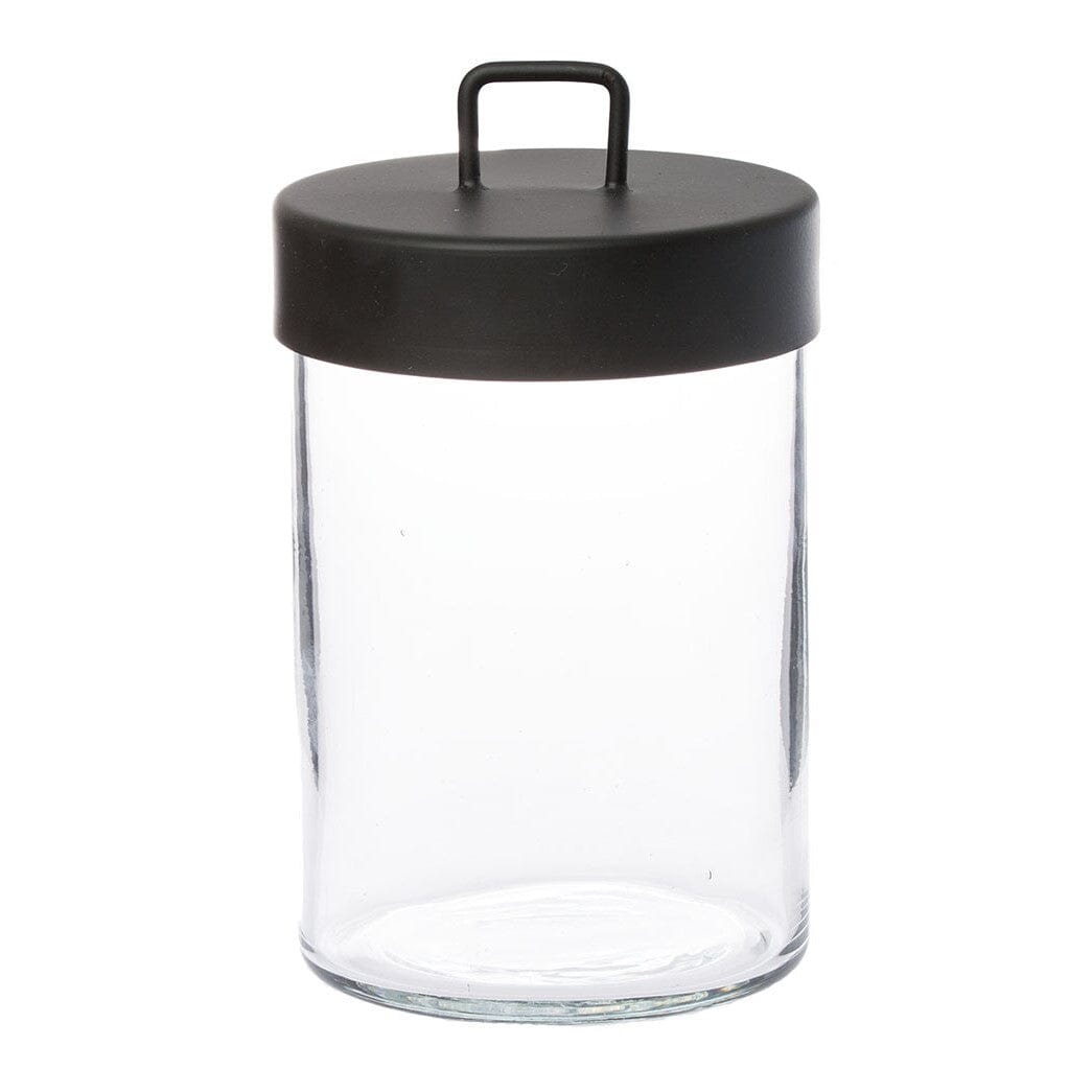 Glass Jar - Black (Large) All Products vendor-unknown 