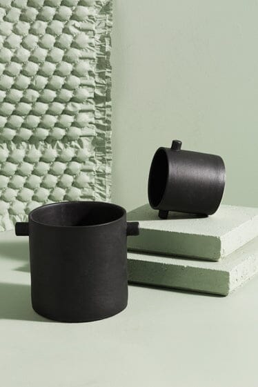 Handle Pot - Charcoal (Large) All Products vendor-unknown 