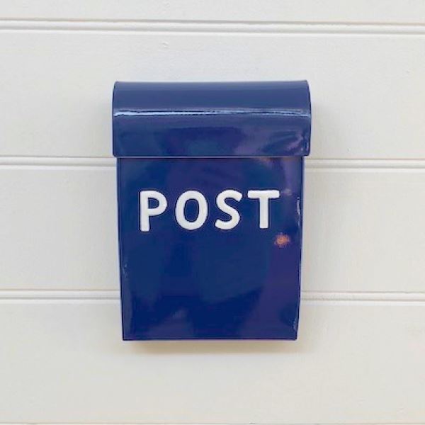 Medium Post Box - Navy All Products vendor-unknown 