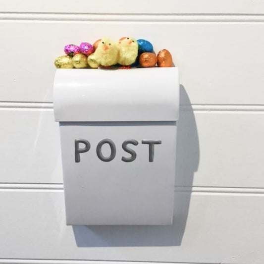 Medium Post Box - White All Products vendor-unknown 