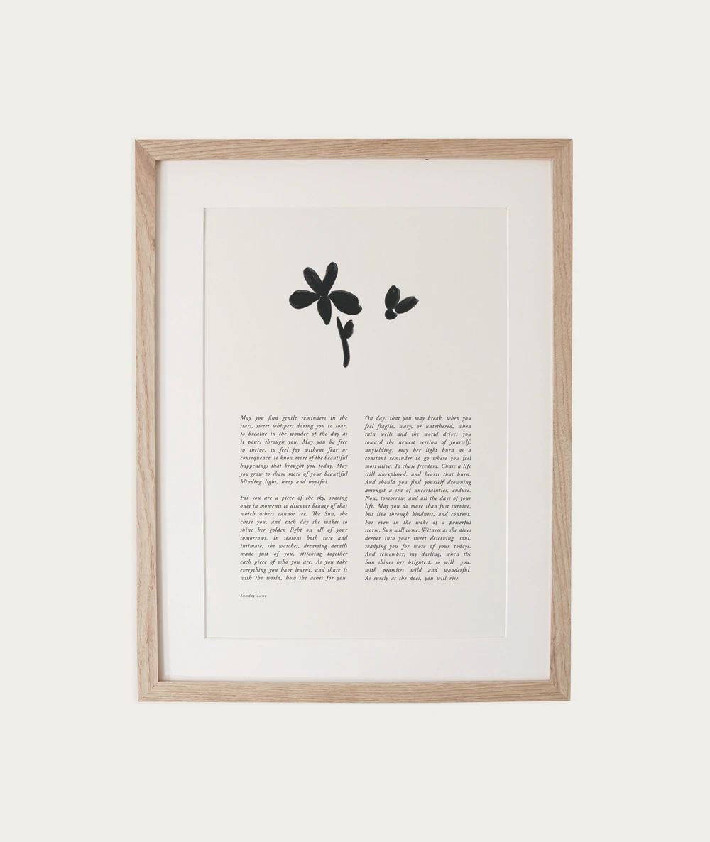 Seasons - A3 Print in Charcoal All Products vendor-unknown 