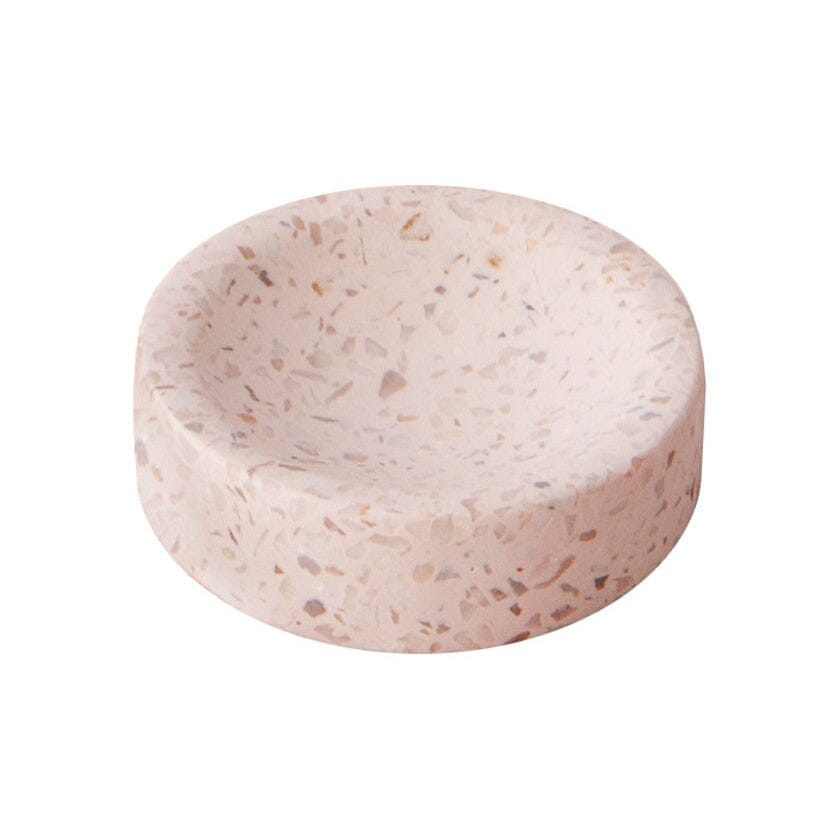 Terrazzo Dimple Tray - Rose (Small) All Products vendor-unknown 